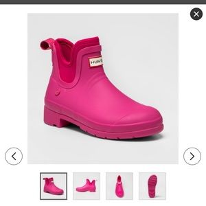 Hunter for Target Low Pink Rainboots size 9 NWT